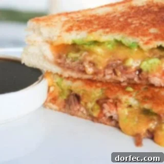 Crispy BBQ Pulled Pork Grilled Cheese