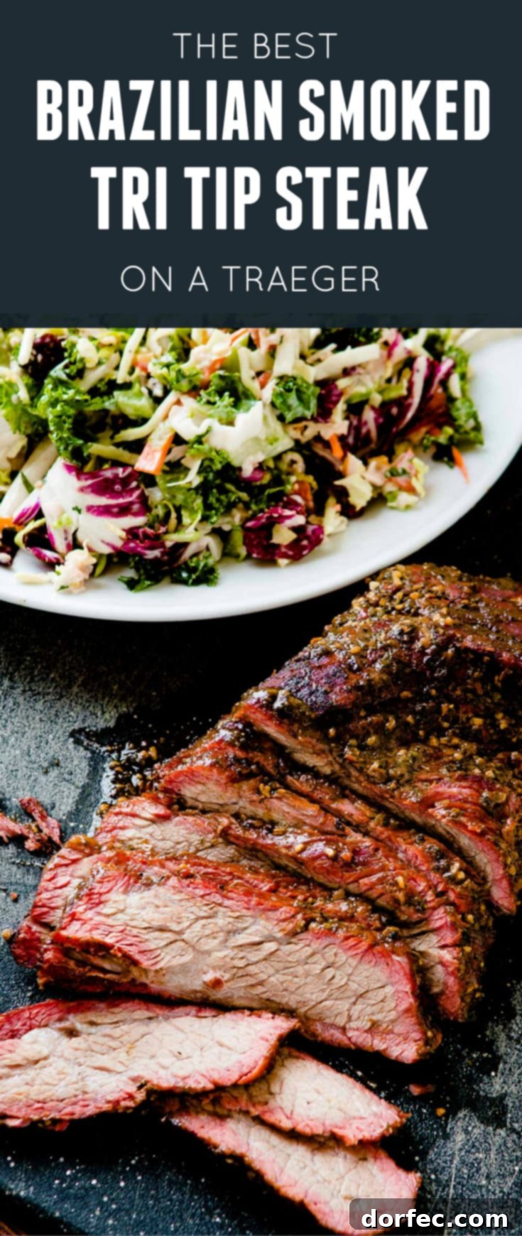 You need a Traeger and you really need to make this Brazilian smoked tri tip on a Traeger! The meat is tender, juicy and packed full of flavor!