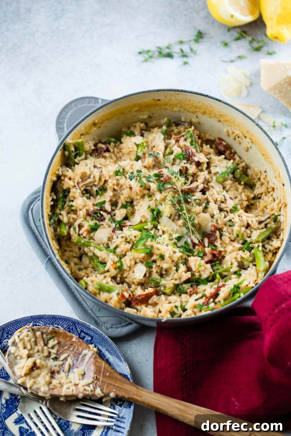 Velvety One Pot Asiago Winter Rice 4 Making sides for thanksgiving or any holiday can be overwhelming but this make ahead one pot creamy winter asiago cheese rice is not only a great side, it's leftovers can be used to make a whole new dish! ohsweetbasil.com