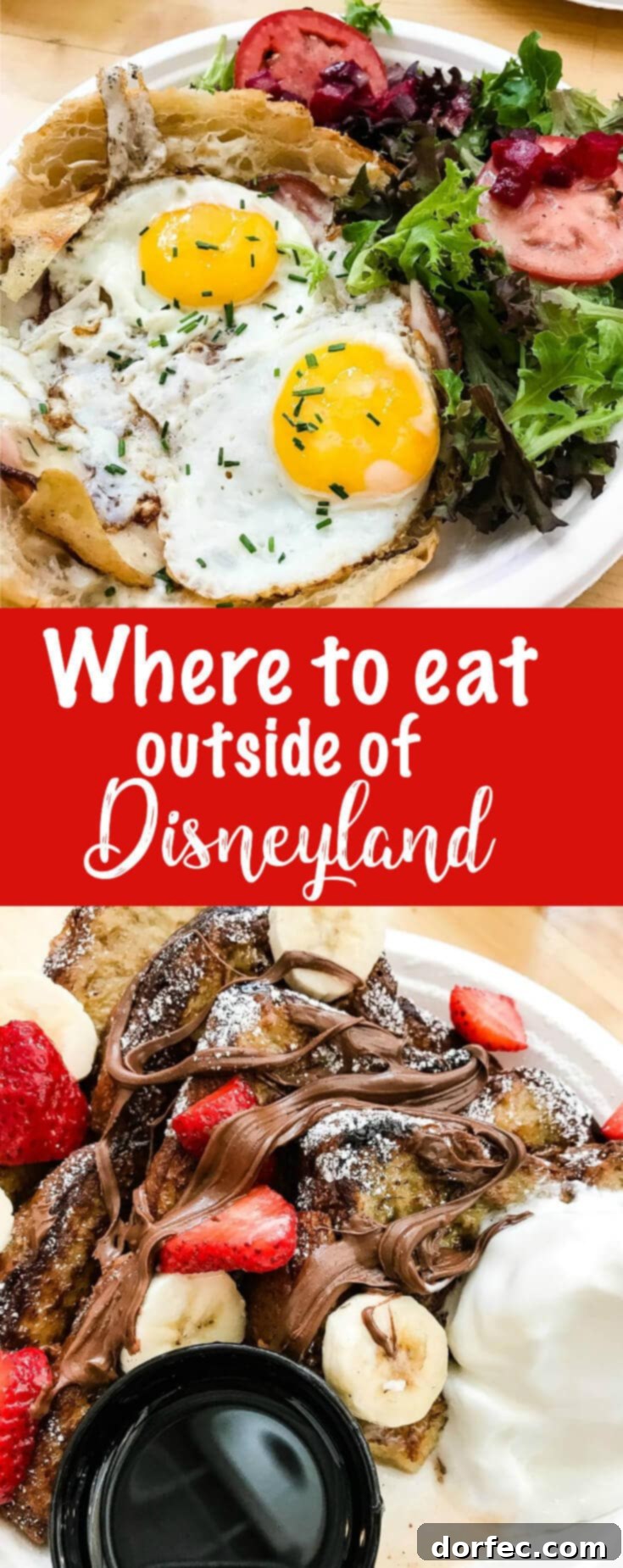 t's here!! Your trip to Disneyland has begun and you can't wait to get to the park, but suddenly you realize you don't know where to eat outside of Disneyland!