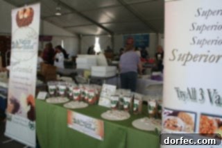 Mike from Nature Baked standing by his product
