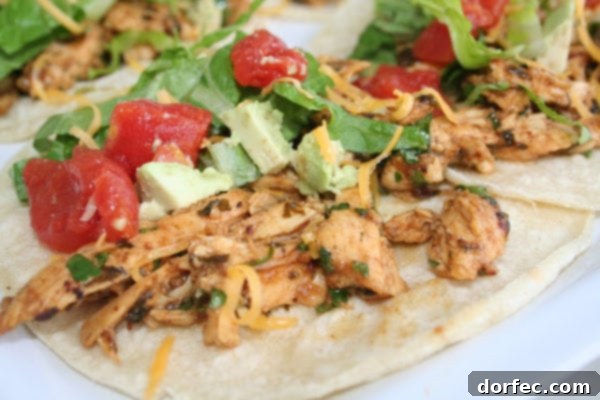Spicy Adobo Chicken Tacos
