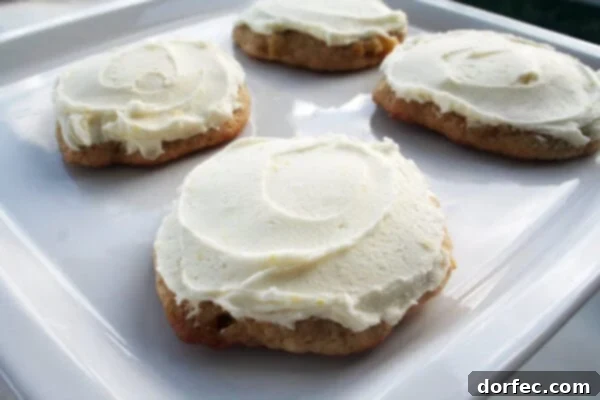 Sunshine Banana Lemon Treats 2 Delicious Banana Lemon Cookies with a Zesty Frosting