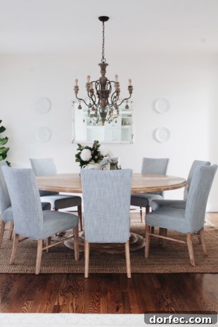 Experience the charm of a French Country Dining Room designed for genuine connection and memorable gatherings, blending elegance with a relaxed family atmosphere.