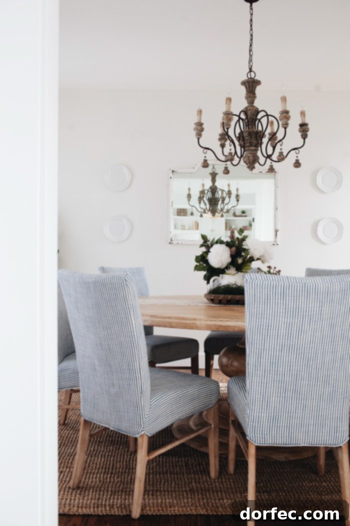 Another view of the stunning Imperial Castle chandelier, a central piece in our French Country dining room design from Lighting Connection.