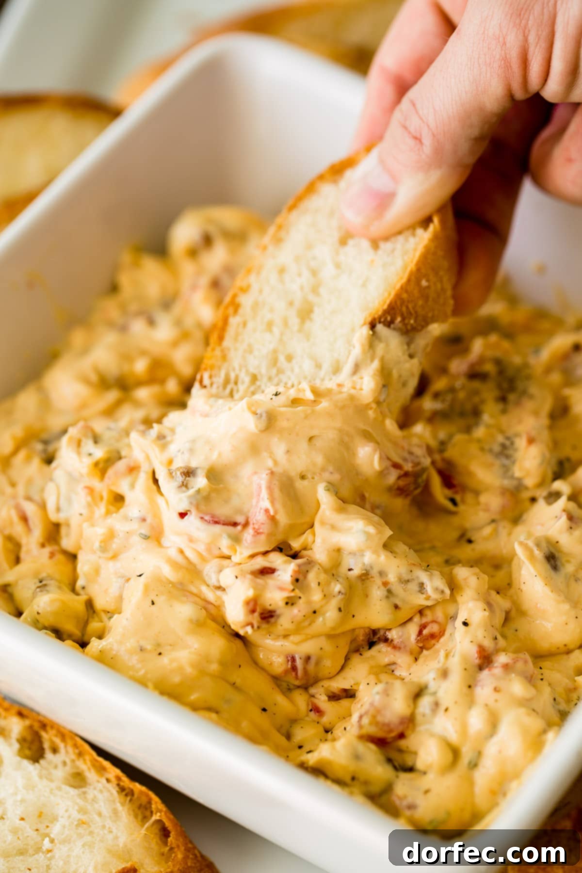 Ultimate Cheesy Slow Cooker Sausage Dip 3 Cheesy slow cooker sausage dip with ranch! ohsweetbasil.com