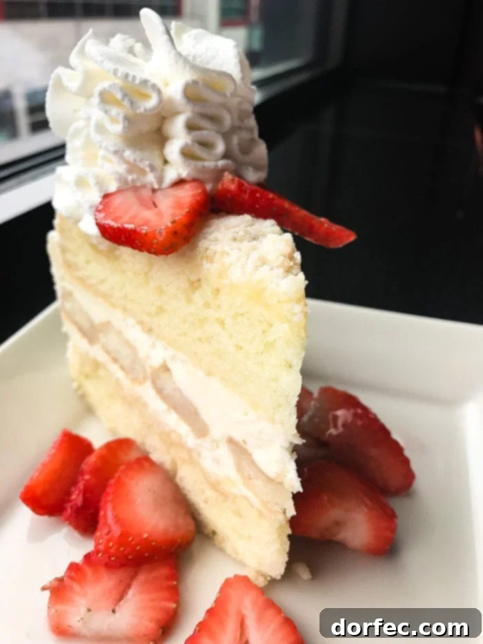 The Lemoncello Cream Torte, a moist and tender cake, not a cheesecake, but equally delicious and refreshing.