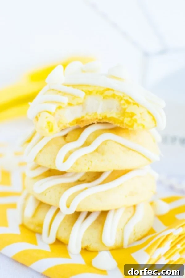 Lemon cremesicle cookies, featuring a vibrant citrus and cream flavor combination.