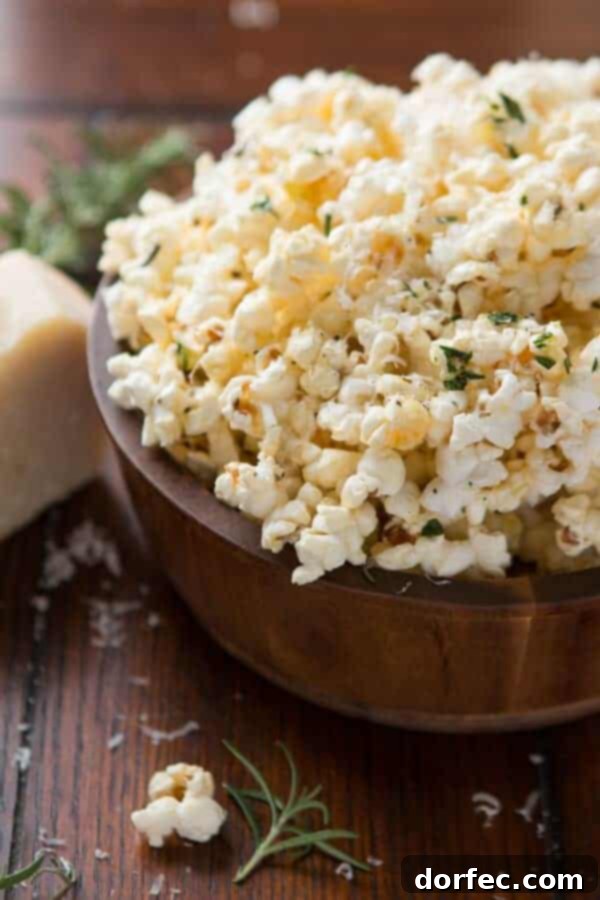 Everyone goes nuts for our Marshmallow Popcorn so it was high time to find the best savory popcorn recipe and this rosemary parmesan popcorn is it! ohsweetbasil.com