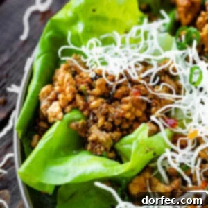 Asian Chicken Lettuce Wraps