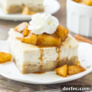 Caramel Apple Cheesecake Bars 6 Apple Cheesecake Bars
