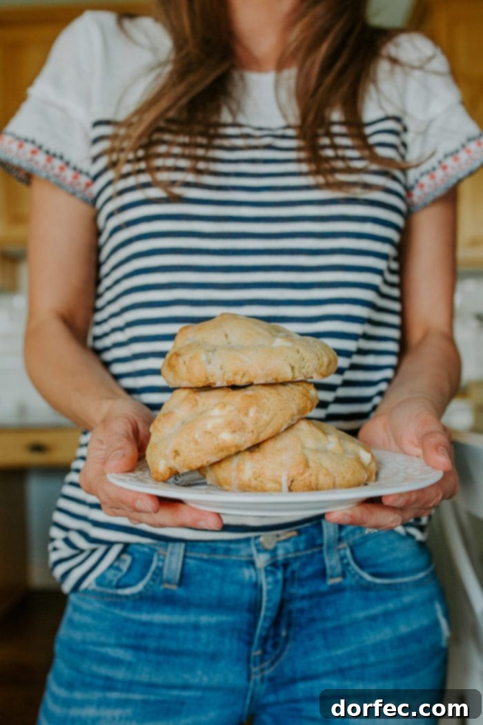 a plate of lemon cookies
