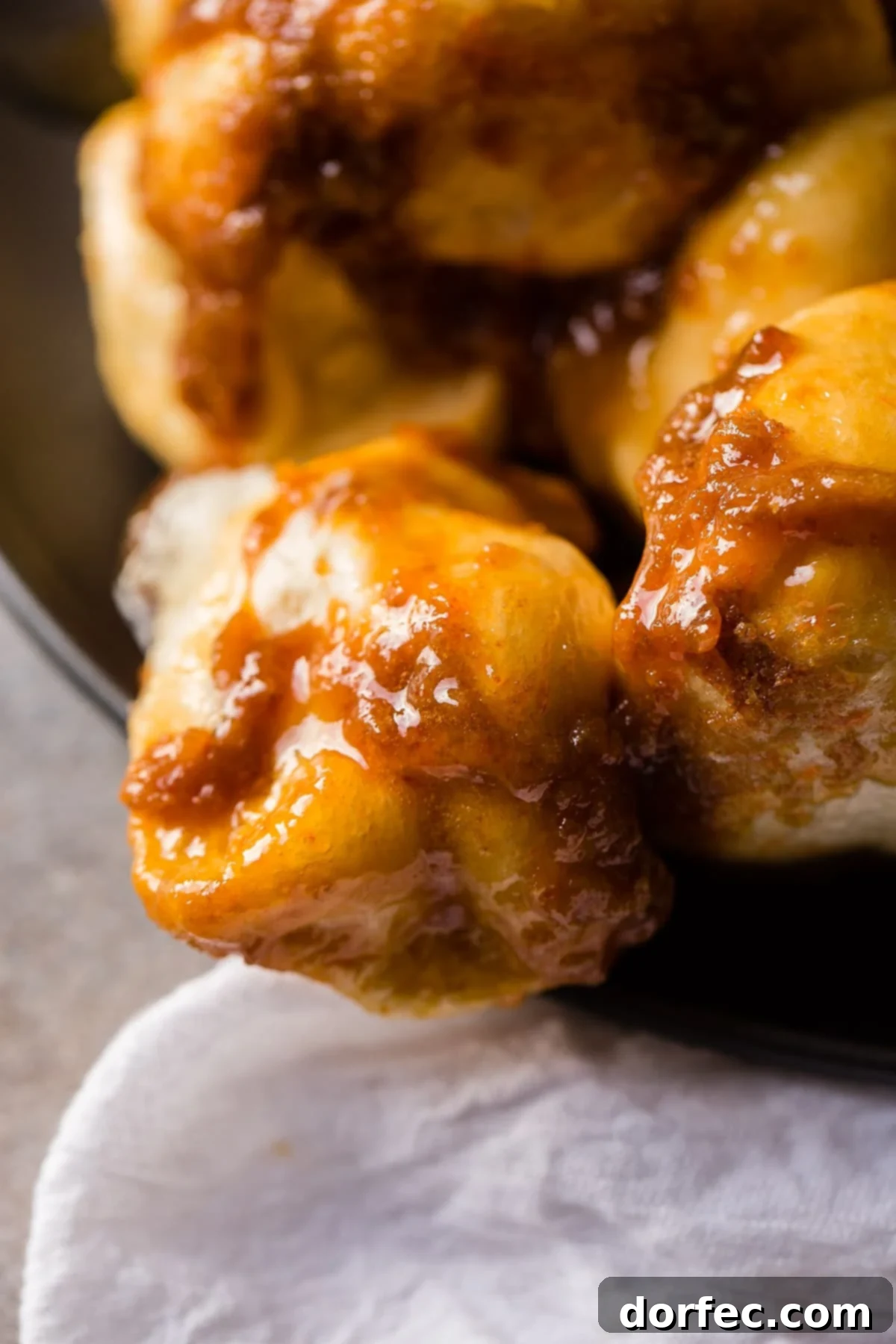 Mom's Sticky Buns: The easiest 4-ingredient monkey bread recipe. Soft, light, and incredibly delicious holiday breakfast treat.