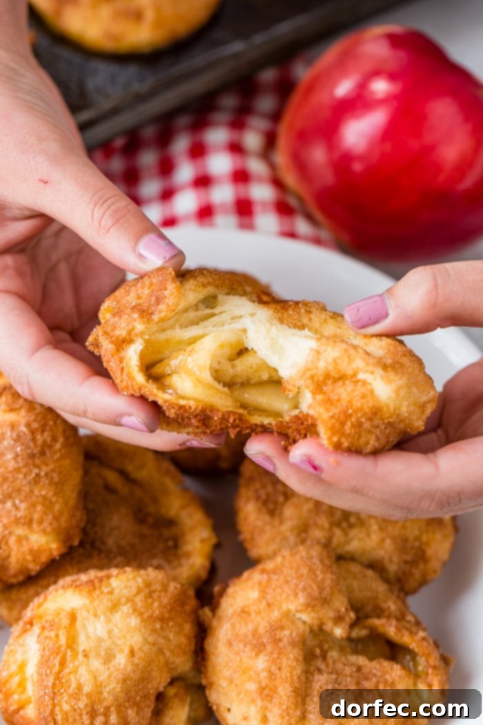 A beautiful plate of Apple Empty Tomb Rolls, garnished with a light dusting of cinnamon sugar.