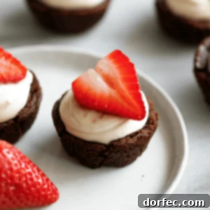 Tuxedo Brownie Cups
