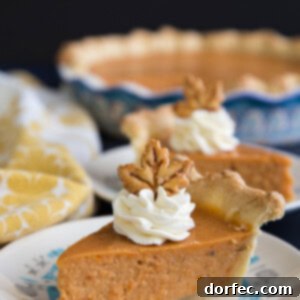 Sweet potato pie slices on plates