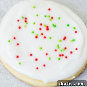 White Chocolate Sugar Cookies with Peppermint Royal Icing - Recipe Image