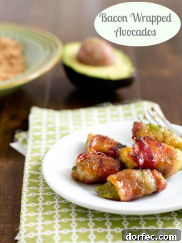 Southern Cheese Crisps 5 Delicious Bacon Wrapped Avocados, a gourmet appetizer with a Southern twist