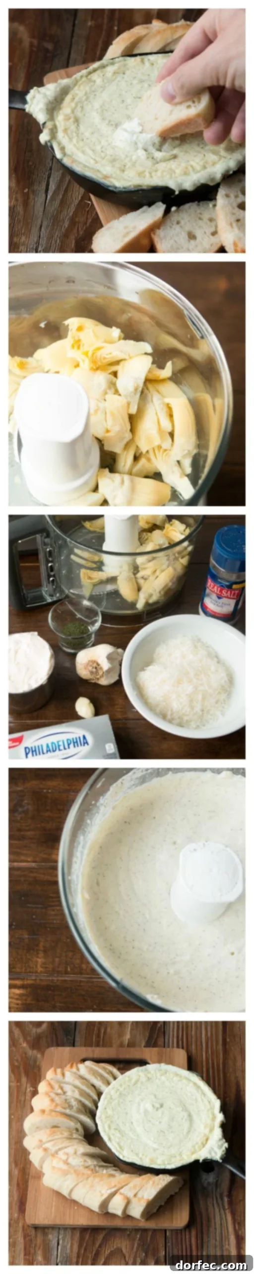 Our famous creamy artichoke dip recipe, perfect for any occasion.