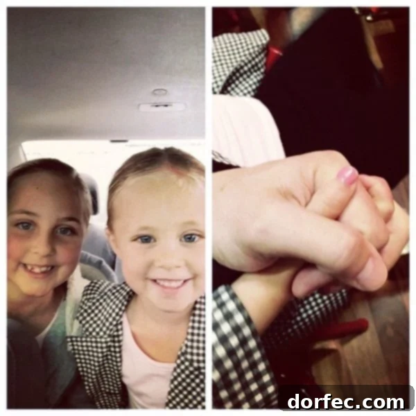 Against the Deepening Night: A Faith Unbroken 4 A heartwarming photo of my two girls holding hands, symbolizing connection and hope.