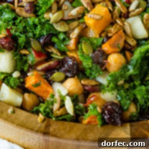 Golden Roasted Butternut & Kale Power Salad 9 Winter Roasted Butternut Squash Kale Salad