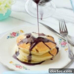 This Creamy Marionberry syrup is sure to delight every mother on Mother's Day or any other day. You can use blackberries too!