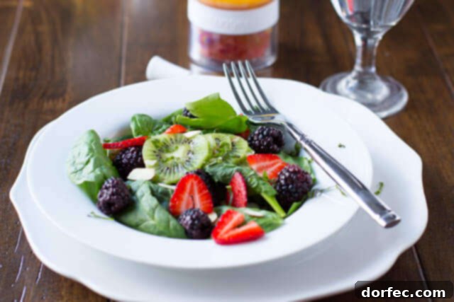 Homemade White Balsamic Dressing Infusion White Balsamic Berry Salad recipe is one of our favorite sides when we are looking for something light, healthy and a great presentation. Infused dressing bottle.
