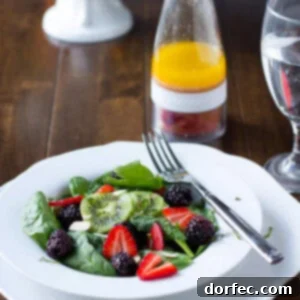 Vibrant Berry & White Balsamic Salad 2 infused salad dressing salad zinger osweetbasil.com