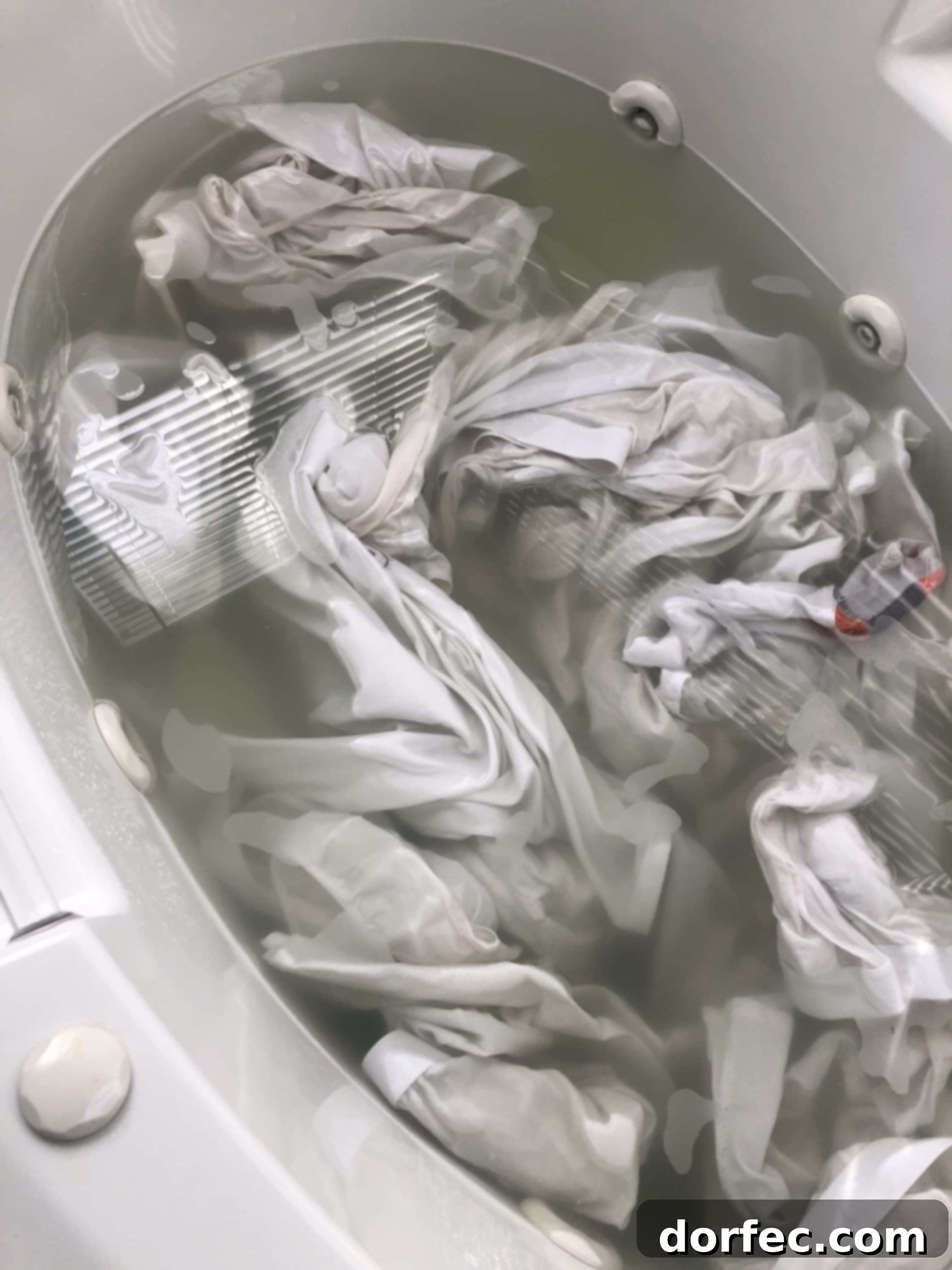 Unlock the Secret to Truly Clean Laundry 8 laundry stripping with whites, showing the amazing whitening and brightening results