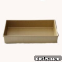 My favorite Gold 9x13 Baking Pan that I use in my kitchen, renowned for even baking and durability.