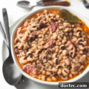 Southern Black Eyed Peas for New Years