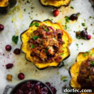 Thanksgiving Leftover Stuffed Acorn Squash 2 img 74648 6