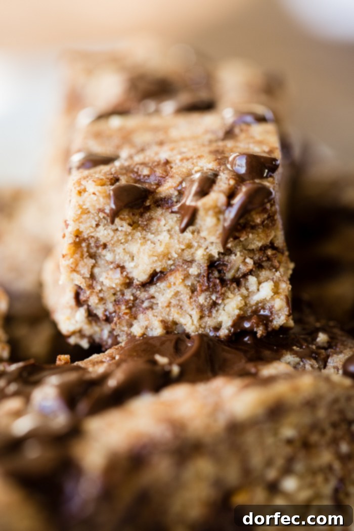 These aren't your classically chalky protein bars, no these are the best homemade protein bars ever! Homemade Chocolate Chip Cookie Dough Protein Bars are a Healthy snack recipe!