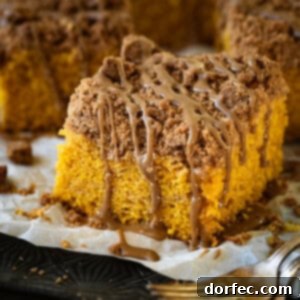 Cinnamon Crumb Pumpkin Coffee Cake