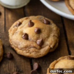 A top-down view of stacked pumpkin pudding cookies.