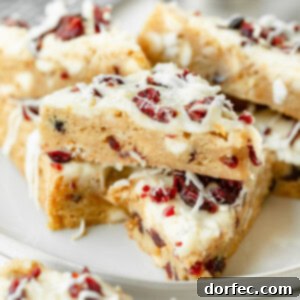 Orange Cranberry Bliss Bars