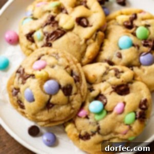 Colorful Spring M&M Easter Cookies 2 A delicious Spring Easter M&M Cookie