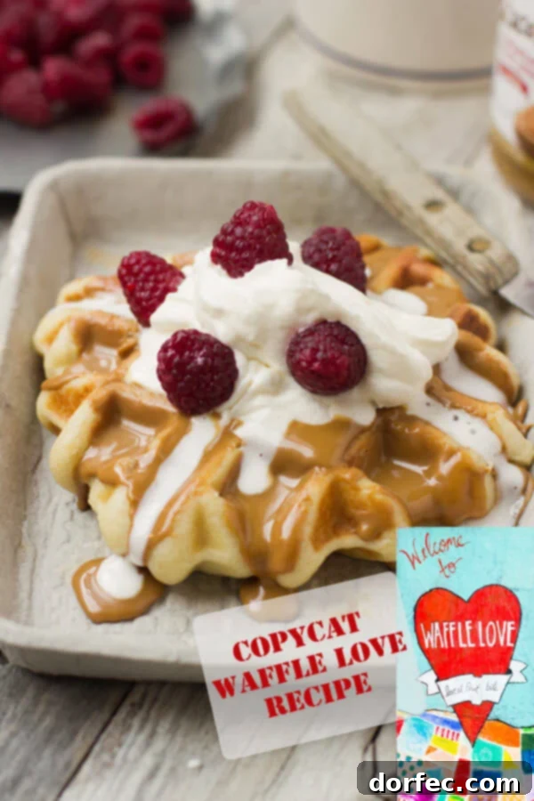 This Copycat Waffle Love Liege Waffle Recipe is the closest we've found to our favorite food truck waffles here in Utah using a Liege waffle. OhSweetBasil.com
