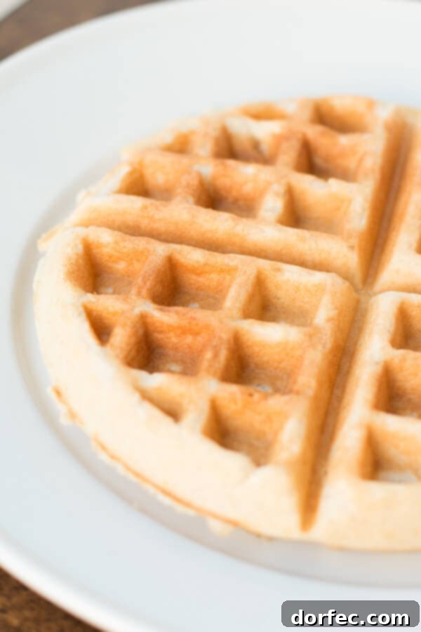 The secret to making your store-bought waffle mix taste like homemade. OhSweetBasil.com