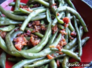String Beans with Bacon