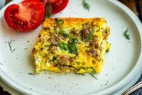 Savory Spinach, Sausage, and Egg Bake