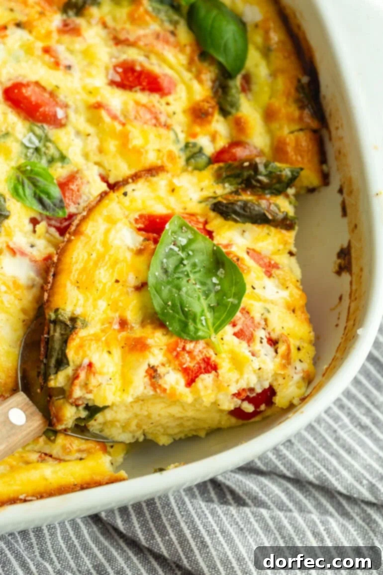 High-Protein Cottage Cheese Breakfast Bake 4 Serving of cottage cheese egg bake