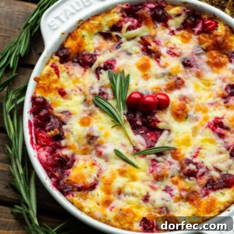 Baked Cranberry Cheese Dip