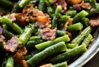 Easy Green Beans with Crispy Bacon