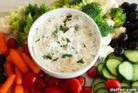 Creamy Herb and Garlic Vegetable Dip