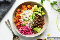 Street Corn Ground Beef & Sweet Potato Power Bowl