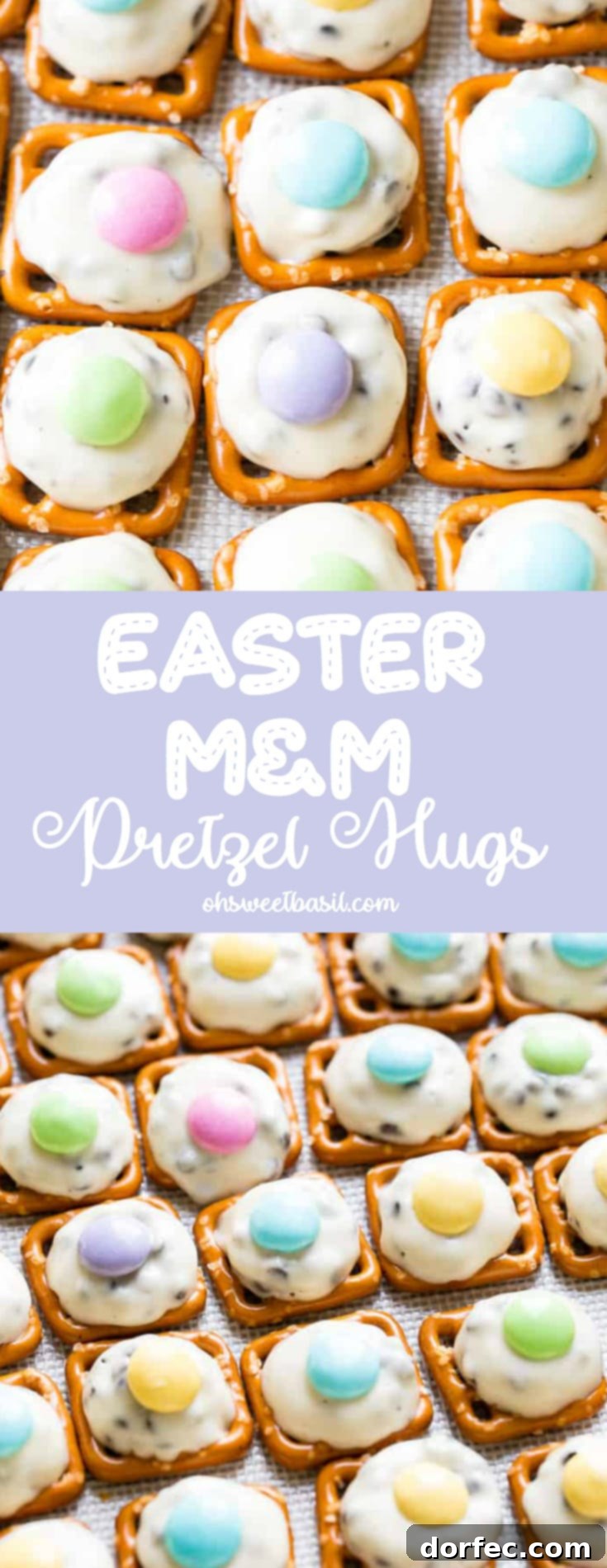 Easter Kiss Pretzel Bites 7 Spring Candy M&Ms for Easter