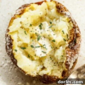 Crispy Skin Baked Potatoes