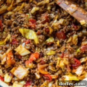 Irish Ground Beef and Cabbage