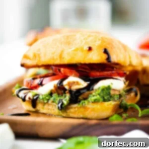 Chicken Caprese Sandwich